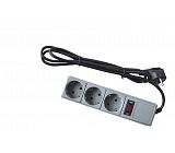 German surge protector,3 socket with switch