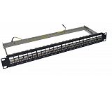 19 "1U STP Cat.6A blank patch panel 24 ports 610003