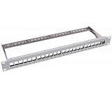 19 "1U UTP Cat.6A blank patch panel 24 ports 610004