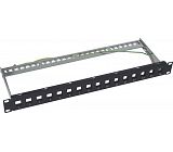 19 "1U STP Cat.6A blank patch panel 16 ports 610005