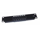 10 "1U UTP Cat.5e patch panel 6 ports 610026