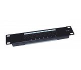 10 "1U UTP Cat.5e patch panel 8 ports 610028