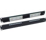 19 "1U UTP Cat.5e patch panel 16 ports 610046