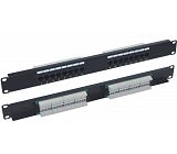 19 "1U UTP Cat.5e patch panel 16 ports 610048