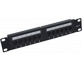 10 "1U UTP Cat.5e patch panel 24 ports 610068