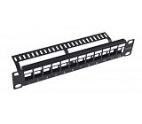 10 "1U UTP cat5e blank patch panel 12 ports 610110