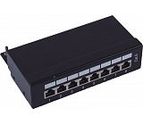 10 "1U STP cat5e patch panel 8 ports 610125