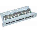 10 "1U STP cat5e patch panel 12 ports 610129