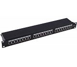 19 "1U STP cat5e patch panel 24 ports 610140