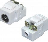 Coaxial TV keystone jack  620129