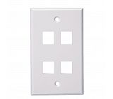 Face plate 4 port 630227