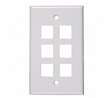 Face plate 6 port 630228