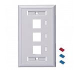 Face plate 3 port 630231
