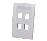 Face plate 4 port 630241