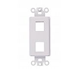 Decora insert plate 2 port 630249-2P