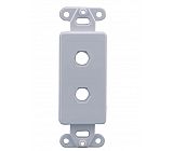 Decora insert plate 2 port 630250-2P