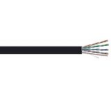 U/UTP Cat5e twisted pair lan cable with messenger 100041