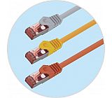 S/FTP double fully shielded twisted 4 pairs Cat 6a patch cord SFTP624-MMCC